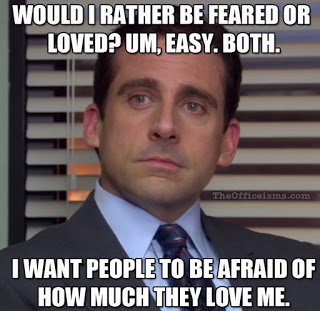 Michael Scott from "The Office" (Source: The Officeisms.com)