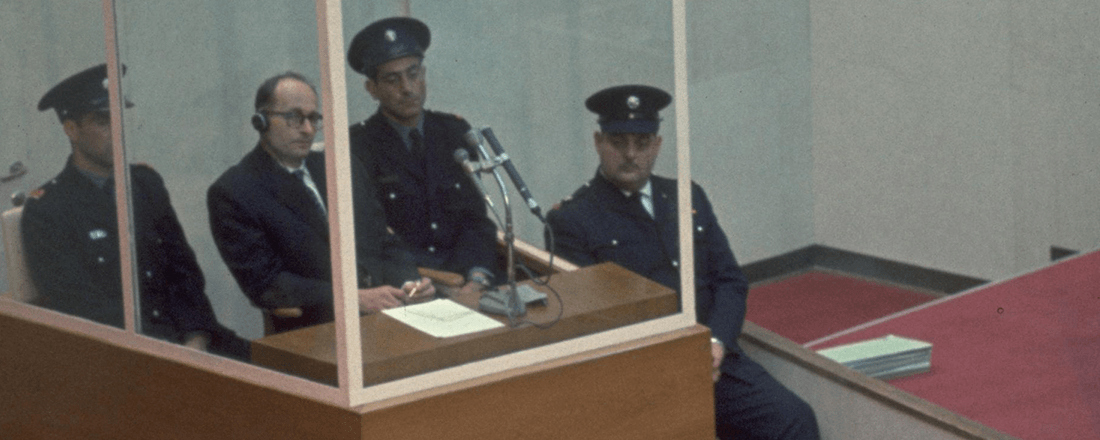 The Trial of Adolf Eichmann (Source: Wikimedia Commons)