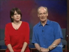 Denny Siegel and Colin Mochrie on Whose Line Is It Anyway? (Source: Giphy)