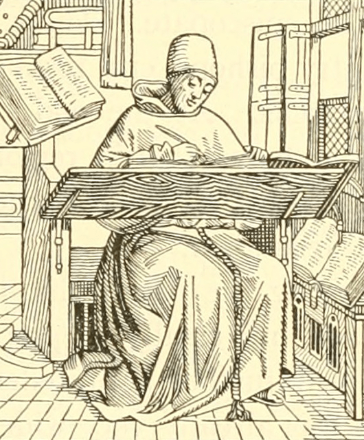 Medieval Monk (Source: Internet Archive Book Images/Flickr)