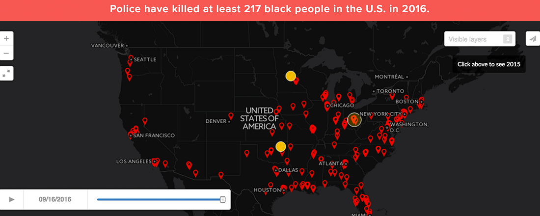 Police Brutality Stats (Source: Mapping Police Brutality)