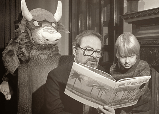 Maurice Sendak, reading from his book "Where the Wild Things Are" (Source: Self-Styled Siren)