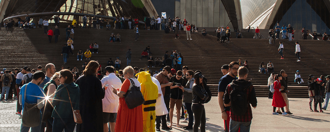 Pokémon GO walk event in Sydney (Source: Kotaku)