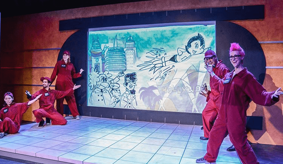 Sacred Fool Theater's production of "Astro Boy and the God of Comics" (Source: Jessica Sherman/American Theatre) 