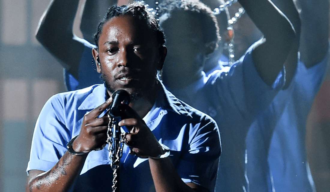 Kendrick Lamar's iconic 2016 Grammy performance (Source: Vulture)