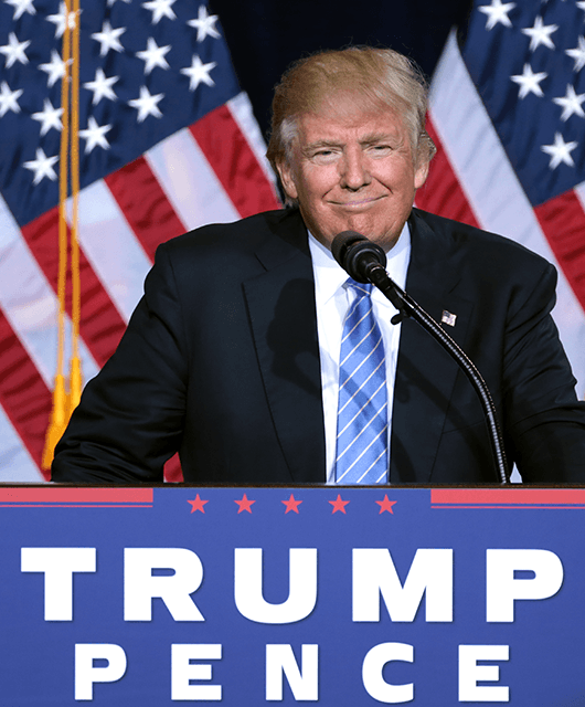 Donald Trump during his campaign (Source: Gage Skidmore/Wikimedia Commons)