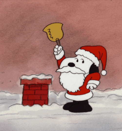 Snoopy from Merry Christmas, Charlie Brown (Source: Giphy)