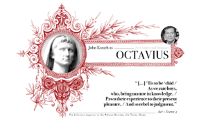 Campaign in Poetry, Govern in Prose - John Kasich as Octavius