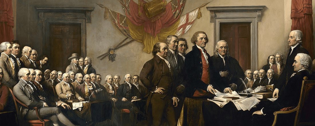 John Trumbull's "Declaration of Independence" (Source: Wikimedia Commons)