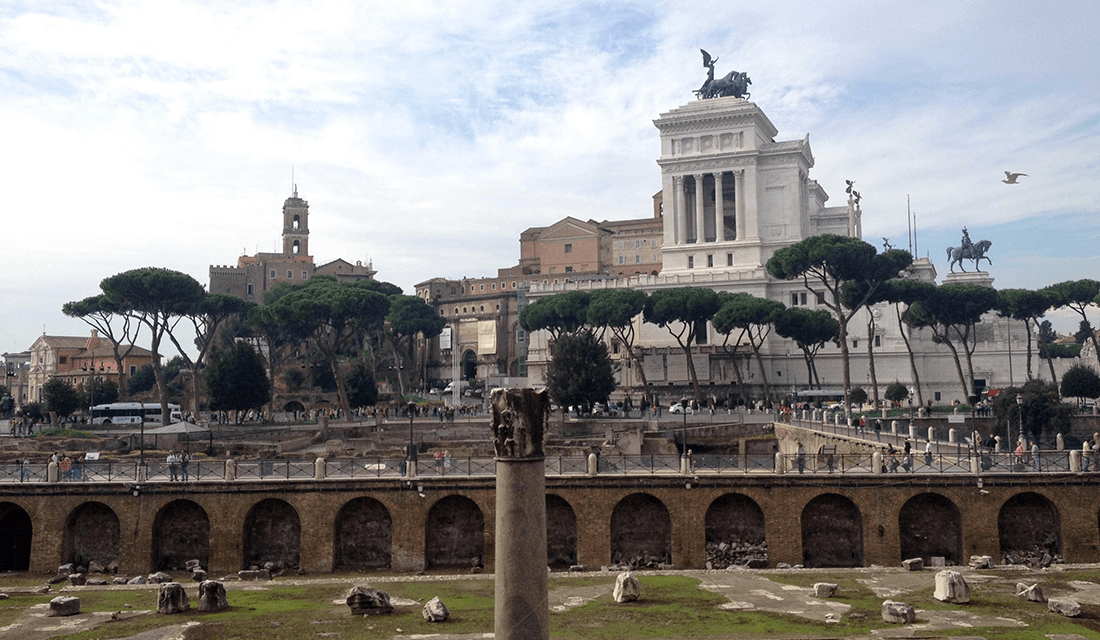 View from Trajan Market (Source: Katie Rosengarten)