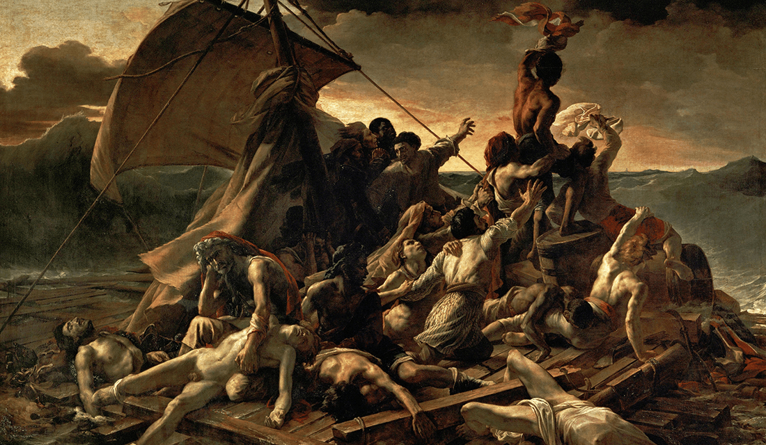 The 1818-19 painting "The Raft of the Medusa" by Théodore Géricault (Source: Wikipedia)
