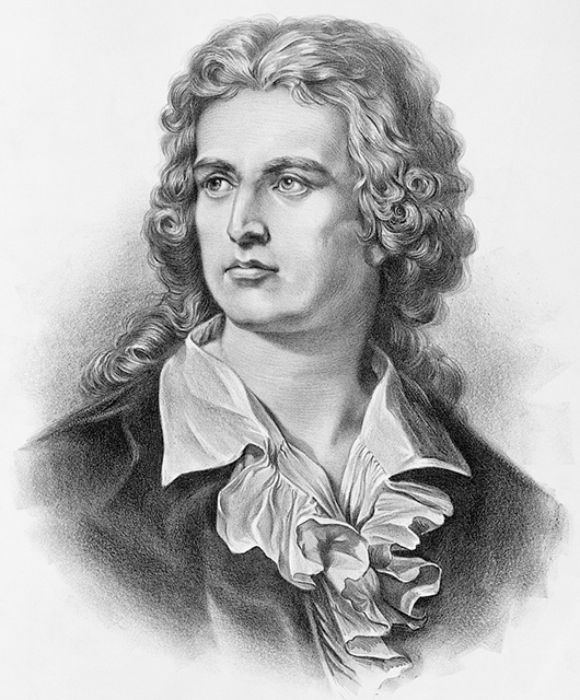 Lithograph of Friedrich von Schiller (Source: Library of Congress/Wikipedia)