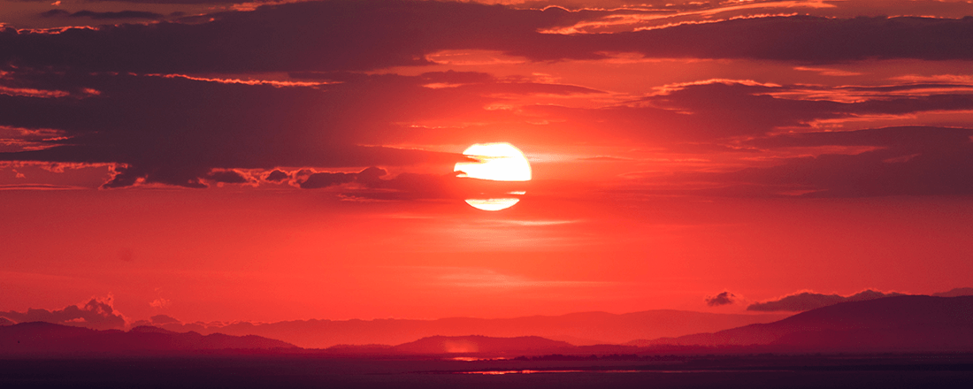Dramatic Red Sunset