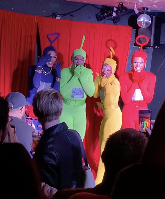 Oops Girls as Teletubbies